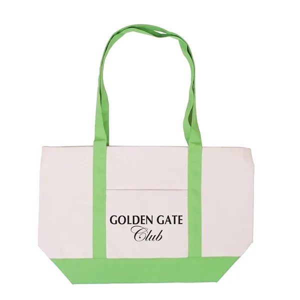 Prime Line Cotton Canvas Boat Tote Bag - Prime Line Cotton Canvas Boat Tote Bag - Image 3 of 9