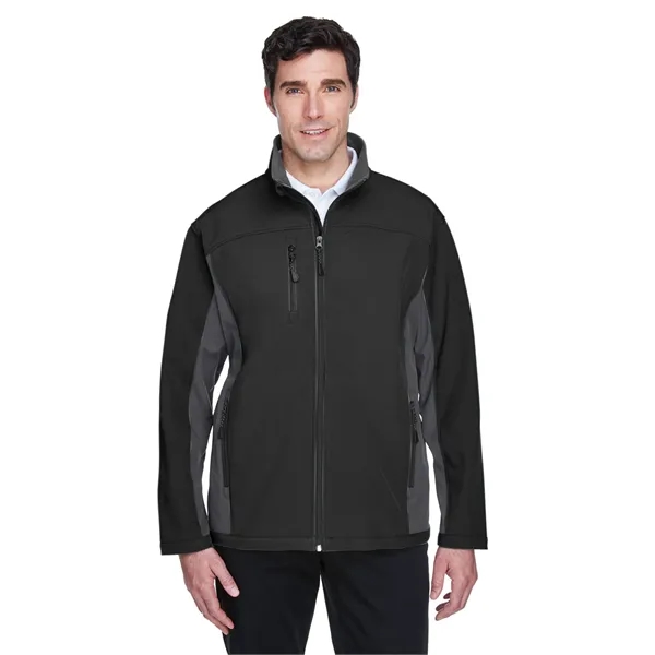 Devon & Jones Men's Soft Shell Colorblock Jacket - Devon & Jones Men's Soft Shell Colorblock Jacket - Image 12 of 26