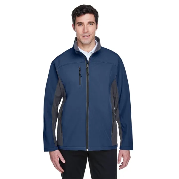 Devon & Jones Men's Soft Shell Colorblock Jacket - Devon & Jones Men's Soft Shell Colorblock Jacket - Image 15 of 26