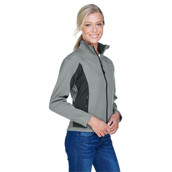 Devon & Jones Ladies' Soft Shell Colorblock Jacket - Devon & Jones Ladies' Soft Shell Colorblock Jacket - Image 21 of 31