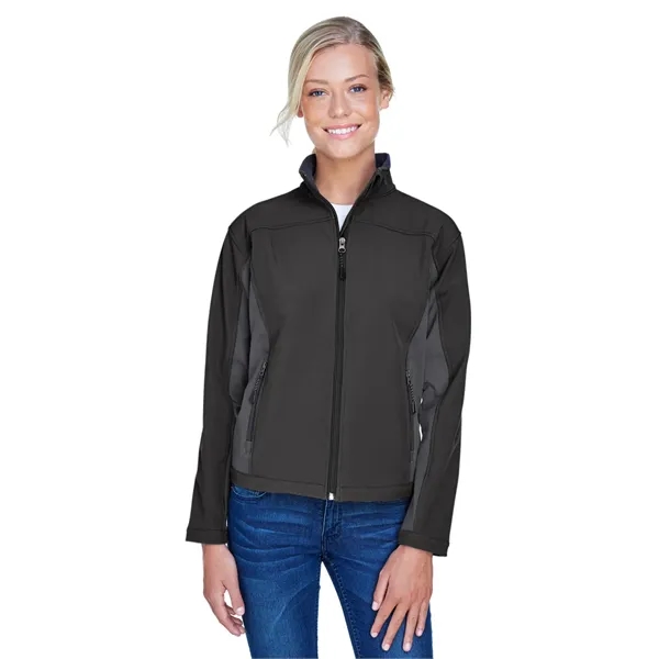 Devon & Jones Ladies' Soft Shell Colorblock Jacket - Devon & Jones Ladies' Soft Shell Colorblock Jacket - Image 15 of 31