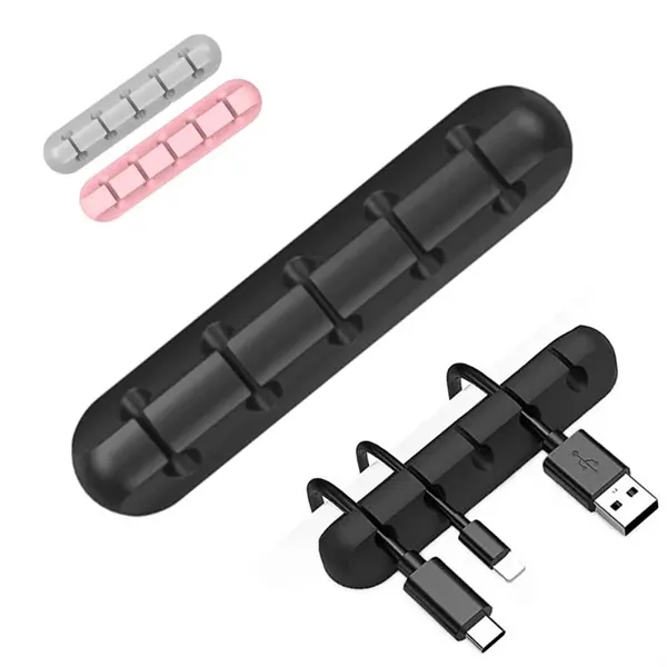5 Slots Cable Organizer Clips Cord Holder - 5 Slots Cable Organizer Clips Cord Holder - Image 0 of 3