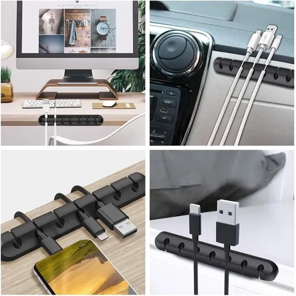 5 Slots Cable Organizer Clips Cord Holder - 5 Slots Cable Organizer Clips Cord Holder - Image 3 of 3
