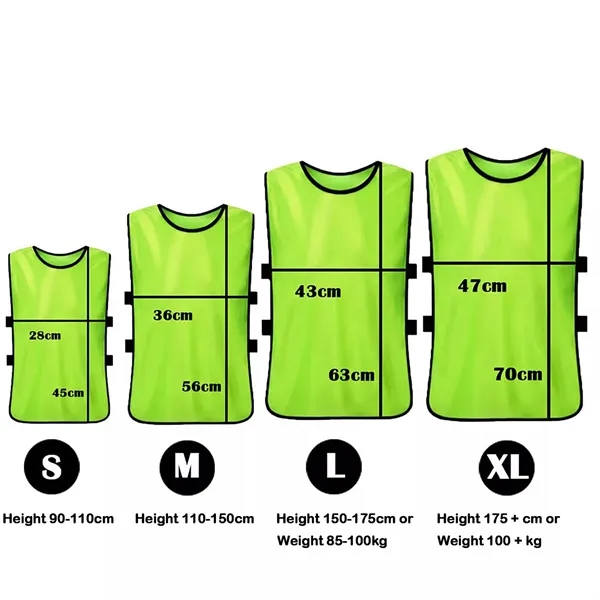 Sports Training BIBS Scrimmage Mesh Vest - Sports Training BIBS Scrimmage Mesh Vest - Image 2 of 4