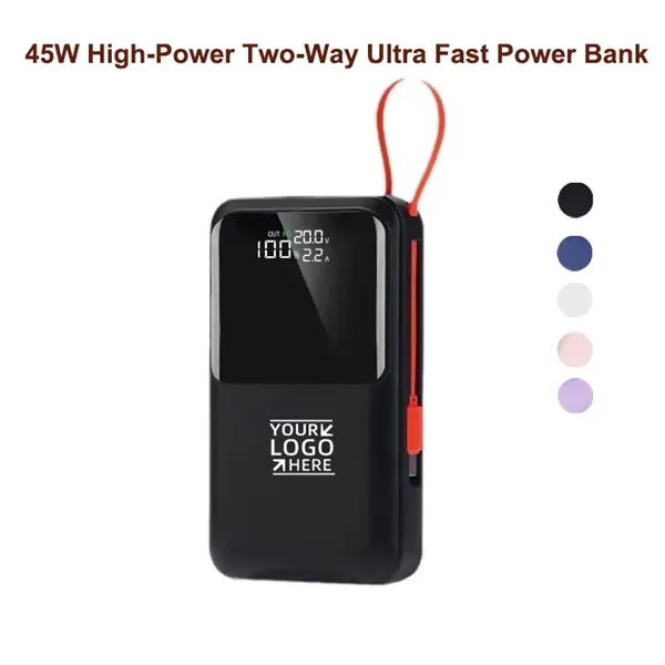 20000mAh 45W Fast Charging Power Bank - 20000mAh 45W Fast Charging Power Bank - Image 0 of 4