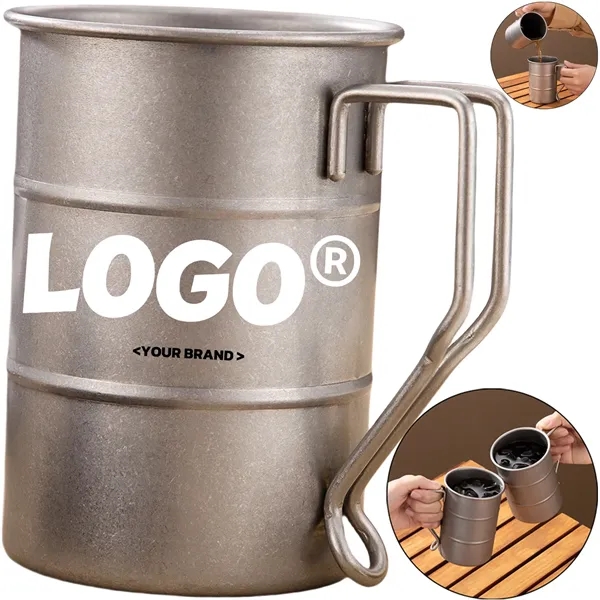 Outdoor Stainless Steel Mug Retro Large Capacity Creative - Outdoor Stainless Steel Mug Retro Large Capacity Creative - Image 0 of 15