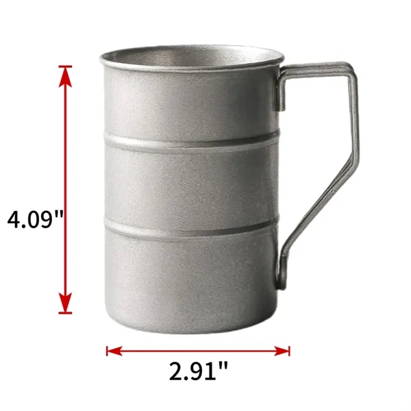 Outdoor Stainless Steel Mug Retro Large Capacity Creative - Outdoor Stainless Steel Mug Retro Large Capacity Creative - Image 1 of 15