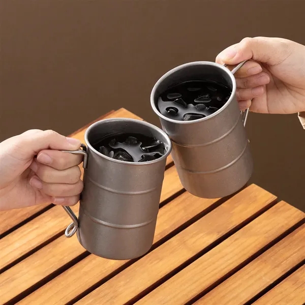 Outdoor Stainless Steel Mug Retro Large Capacity Creative - Outdoor Stainless Steel Mug Retro Large Capacity Creative - Image 7 of 15