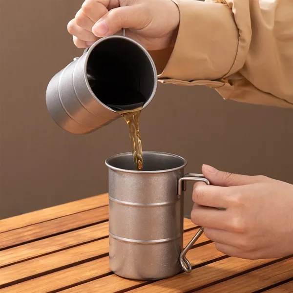 Outdoor Stainless Steel Mug Retro Large Capacity Creative - Outdoor Stainless Steel Mug Retro Large Capacity Creative - Image 9 of 15