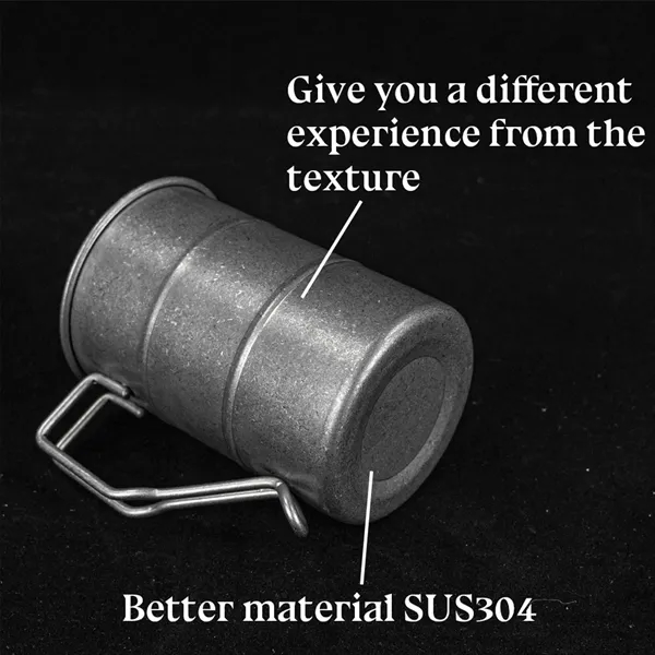 Outdoor Stainless Steel Mug Retro Large Capacity Creative - Outdoor Stainless Steel Mug Retro Large Capacity Creative - Image 11 of 15