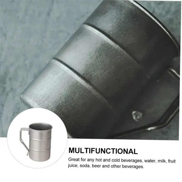 Outdoor Stainless Steel Mug Retro Large Capacity Creative - Outdoor Stainless Steel Mug Retro Large Capacity Creative - Image 13 of 15