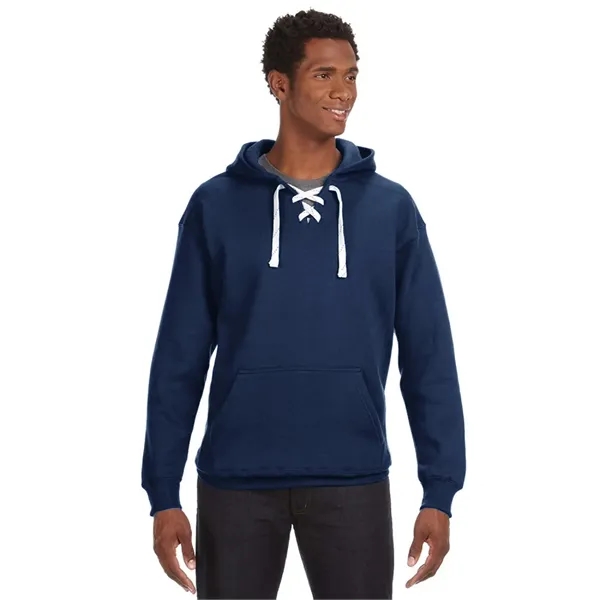 J America Adult Sport Lace Hooded Sweatshirt - J America Adult Sport Lace Hooded Sweatshirt - Image 66 of 68