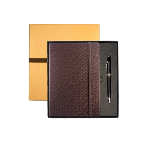 Leeman Tuscany™ Textured Journal And Executive Stylus Pen... - Leeman Tuscany™ Textured Journal And Executive Stylus Pen... - Image 2 of 5