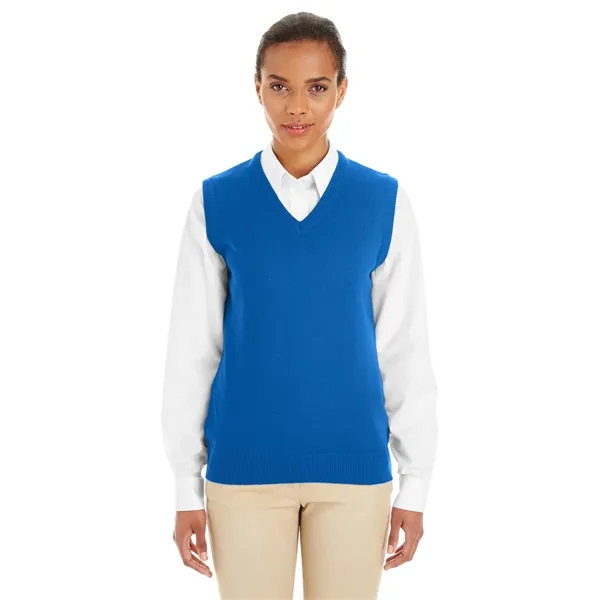 Harriton Ladies' Pilbloc™ V-Neck Sweater Vest - Harriton Ladies' Pilbloc™ V-Neck Sweater Vest - Image 24 of 27