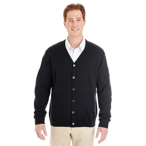 Harriton Men's Pilbloc™ V-Neck Button Cardigan Sweater - Harriton Men's Pilbloc™ V-Neck Button Cardigan Sweater - Image 22 of 33