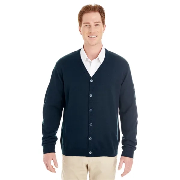 Harriton Men's Pilbloc™ V-Neck Button Cardigan Sweater - Harriton Men's Pilbloc™ V-Neck Button Cardigan Sweater - Image 28 of 33