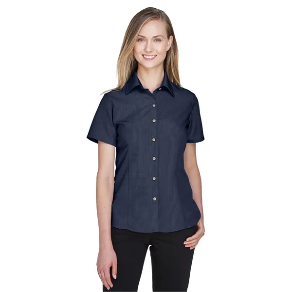 Harriton Ladies' Barbados Textured Camp Shirt - Harriton Ladies' Barbados Textured Camp Shirt - Image 65 of 79