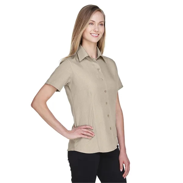 Harriton Ladies' Barbados Textured Camp Shirt - Harriton Ladies' Barbados Textured Camp Shirt - Image 77 of 79