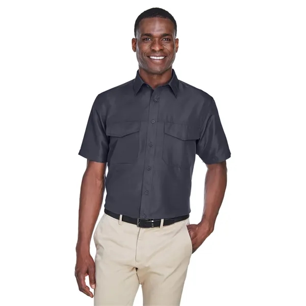 Harriton Men's Key West Short-Sleeve Performance Staff Shirt - Harriton Men's Key West Short-Sleeve Performance Staff Shirt - Image 36 of 54