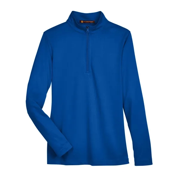 Harriton Ladies' Advantage Snag Protection Plus Quarter-Zip - Harriton Ladies' Advantage Snag Protection Plus Quarter-Zip - Image 18 of 39