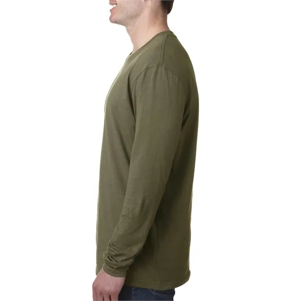 Next Level Apparel Men's Cotton Long-Sleeve Crew - Next Level Apparel Men's Cotton Long-Sleeve Crew - Image 77 of 87