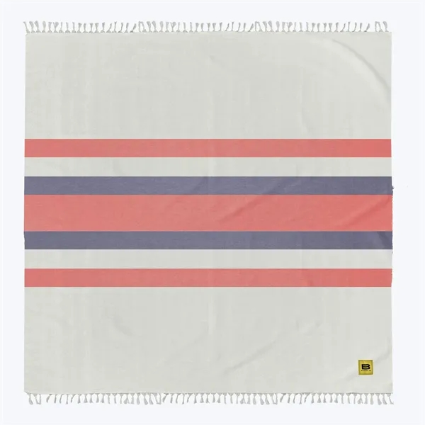 Big Beachy ™ Blanket  - White Stripes - Big Beachy ™ Blanket  - White Stripes - Image 1 of 1