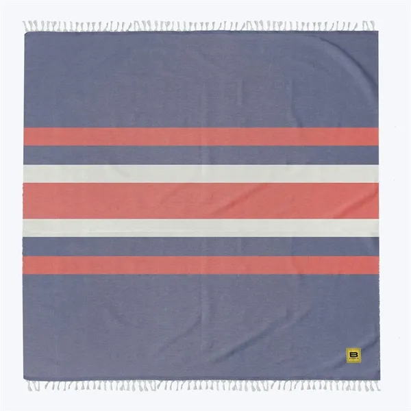 Big Beachy ™ Blanket  - Blue Stripes - Big Beachy ™ Blanket  - Blue Stripes - Image 1 of 1