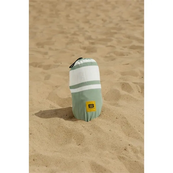 Big Beachy ™ Blanket  - Green Stripes - Big Beachy ™ Blanket  - Green Stripes - Image 0 of 1