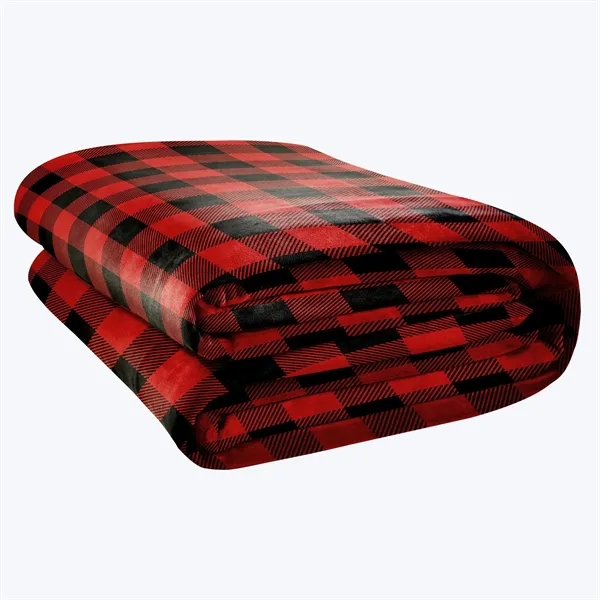 Original Stretch ™ Blanket - Red Plaid 10 x 10 - Original Stretch ™ Blanket - Red Plaid 10 x 10 - Image 0 of 2