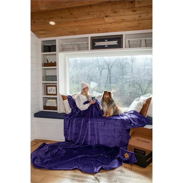 Original Stretch ™ Blanket - Purple 10 x 10 - Original Stretch ™ Blanket - Purple 10 x 10 - Image 2 of 2