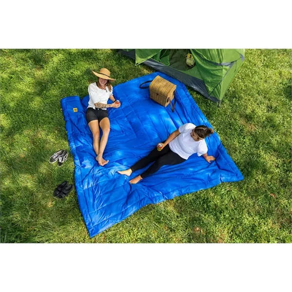 XL Outdoorsy™ Blanket - Blue / White - XL Outdoorsy™ Blanket - Blue / White - Image 1 of 1