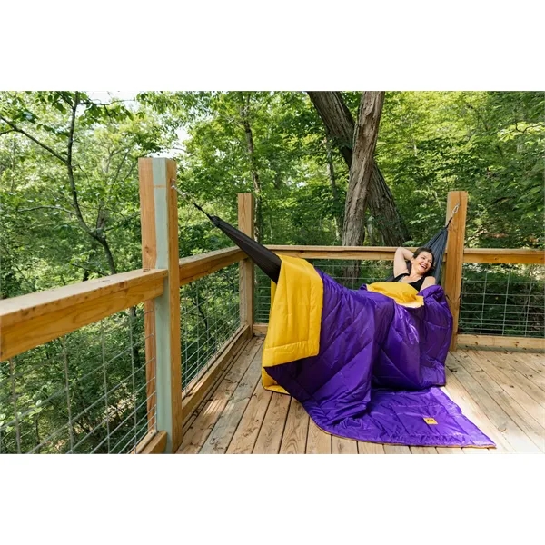 XL Outdoorsy™ Blanket - Purple / Yellow - XL Outdoorsy™ Blanket - Purple / Yellow - Image 1 of 1