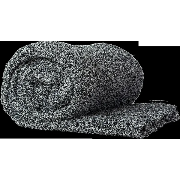 Premier Plush™ Blanket - Black Heather 10 x 10 - Premier Plush™ Blanket - Black Heather 10 x 10 - Image 0 of 1
