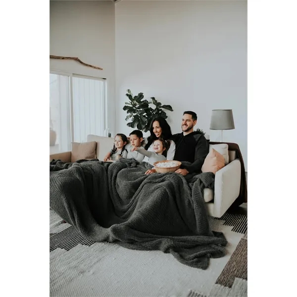 Premier Plush™ Blanket - Charcoal 10 x 10 - Premier Plush™ Blanket - Charcoal 10 x 10 - Image 1 of 1