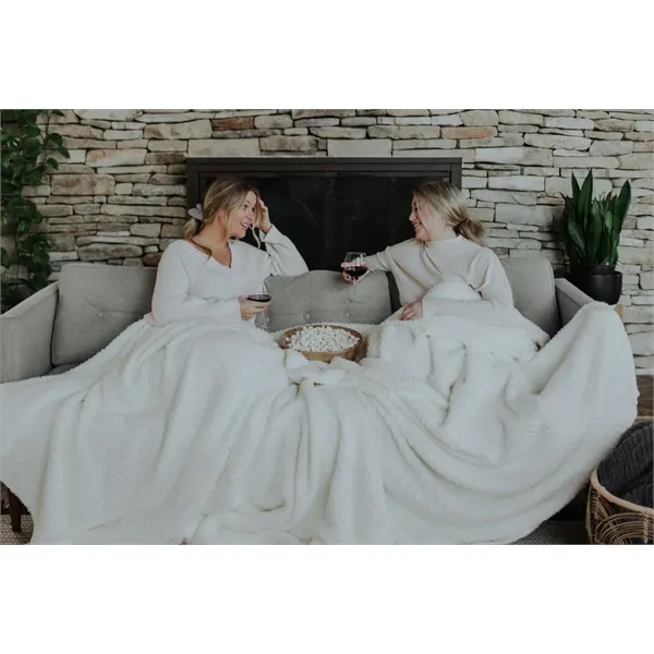 Premier Plush™ Blanket - Cream 10 x 10 - Premier Plush™ Blanket - Cream 10 x 10 - Image 1 of 1