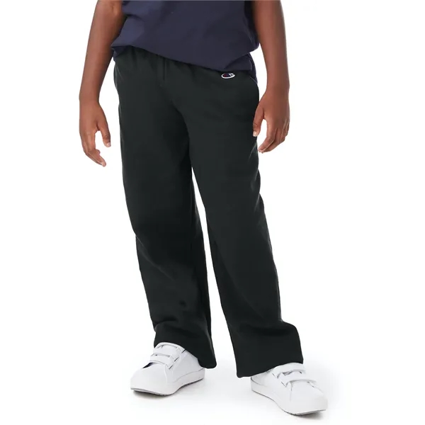 Champion Youth Powerblend® Open-Bottom Fleece Pant with P... - Champion Youth Powerblend® Open-Bottom Fleece Pant with P... - Image 12 of 21