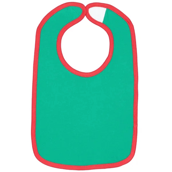 Rabbit Skins Infant Contrast Trim Bib - Rabbit Skins Infant Contrast Trim Bib - Image 23 of 27