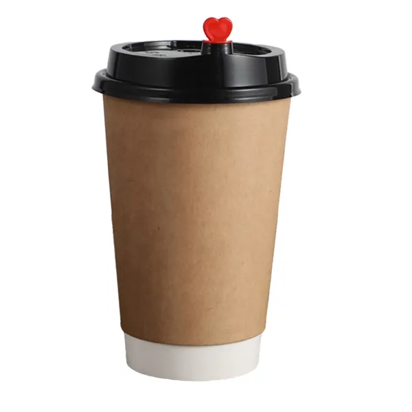 12/16/22oz Cowhide Disposable Coffee Paper Cup - 12/16/22oz Cowhide Disposable Coffee Paper Cup - Image 2 of 2