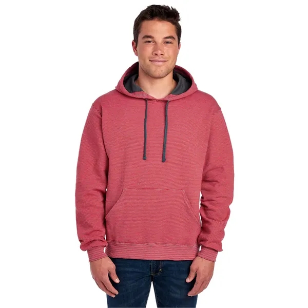 Fruit of the Loom Adult Sofspun® Striped Hooded Sweatshirt - Fruit of the Loom Adult Sofspun® Striped Hooded Sweatshirt - Image 17 of 35