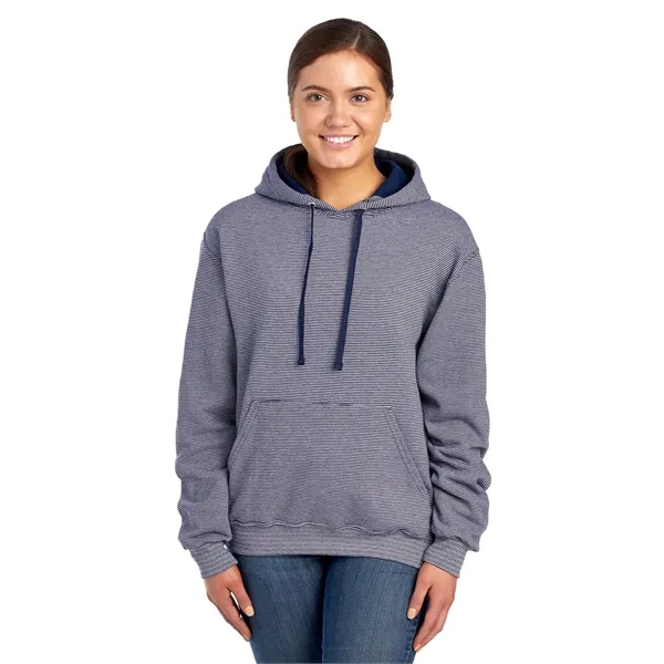 Fruit of the Loom Adult Sofspun® Striped Hooded Sweatshirt - Fruit of the Loom Adult Sofspun® Striped Hooded Sweatshirt - Image 33 of 35