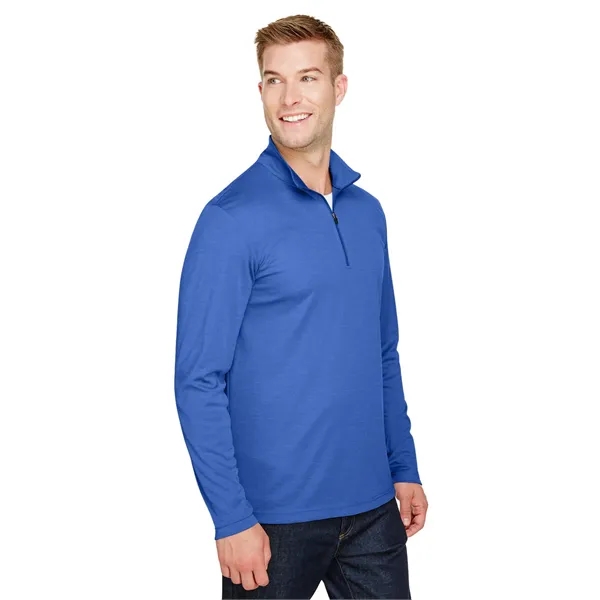 Team 365 Men's Zone Sonic Heather Performance Quarter-Zip - Team 365 Men's Zone Sonic Heather Performance Quarter-Zip - Image 51 of 63