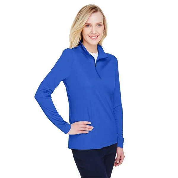 Team 365 Ladies' Zone Sonic Heather Performance Quarter-Zip - Team 365 Ladies' Zone Sonic Heather Performance Quarter-Zip - Image 50 of 62