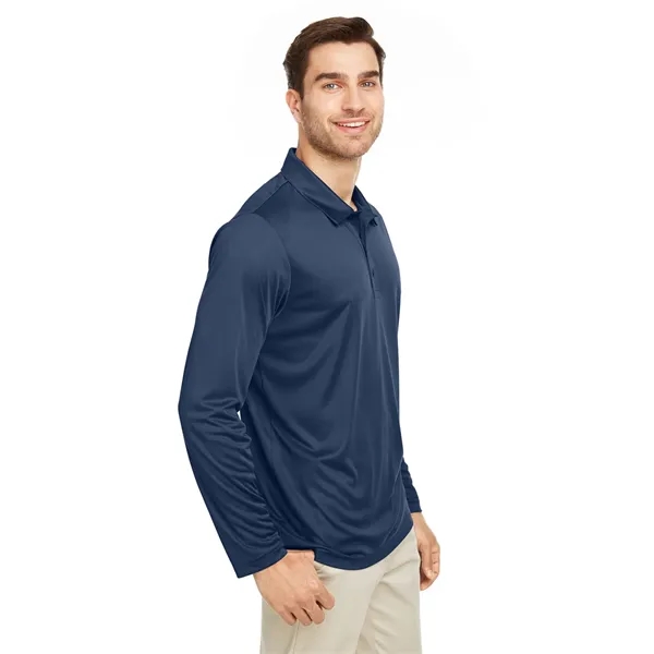 Team 365 Men's Zone Performance Long Sleeve Polo - Team 365 Men's Zone Performance Long Sleeve Polo - Image 24 of 46