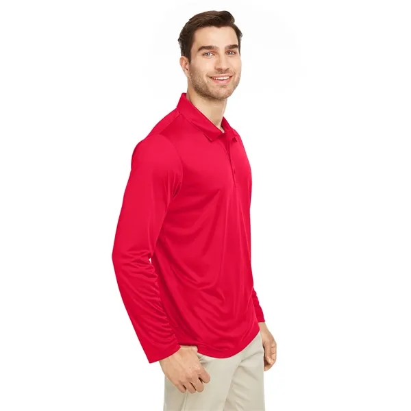 Team 365 Men's Zone Performance Long Sleeve Polo - Team 365 Men's Zone Performance Long Sleeve Polo - Image 39 of 46