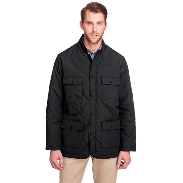 UltraClub Men's Dawson Quilted Hacking Jacket - UltraClub Men's Dawson Quilted Hacking Jacket - Image 6 of 17