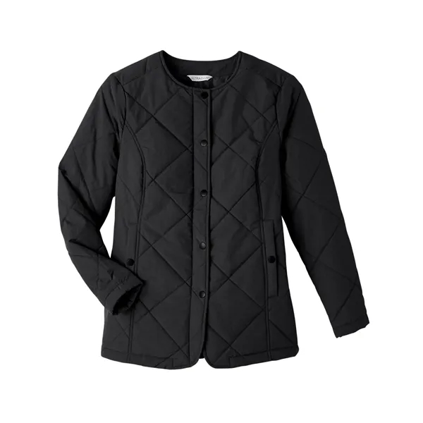 UltraClub Ladies' Dawson Quilted Hacking Jacket - UltraClub Ladies' Dawson Quilted Hacking Jacket - Image 13 of 17