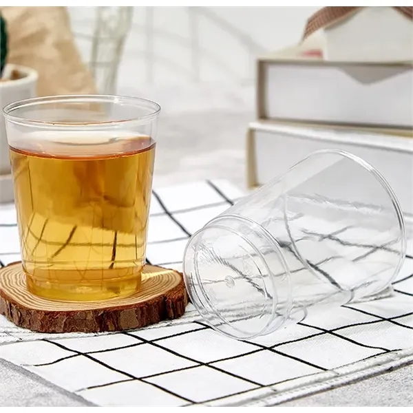 8 oz Rigid Plastic Disposable Cups - 8 oz Rigid Plastic Disposable Cups - Image 2 of 3