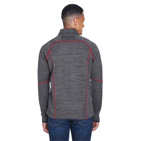 North End Men's Flux Melange Bonded Fleece Jacket - North End Men's Flux Melange Bonded Fleece Jacket - Image 21 of 39