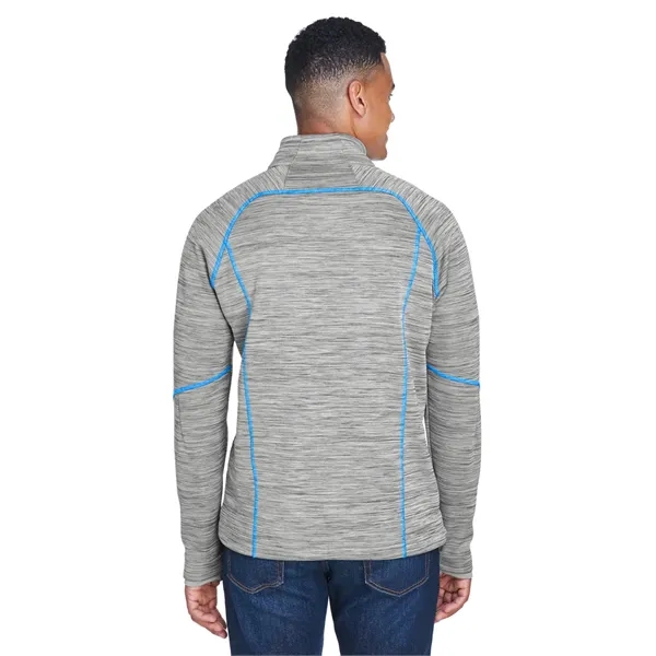 North End Men's Flux Melange Bonded Fleece Jacket - North End Men's Flux Melange Bonded Fleece Jacket - Image 37 of 39