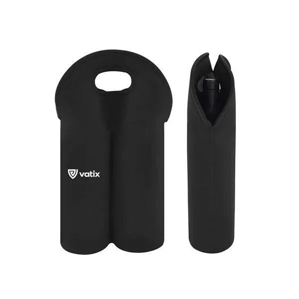 Neoprene 2 Bottles Cooler Wine  Bag - Neoprene 2 Bottles Cooler Wine  Bag - Image 0 of 1